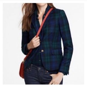 J.Crew Blazer Schoolboy In Blackwatch Tartan Plaid